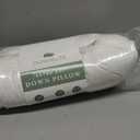 DOWNLITE Flat & Soft Down Pillow  Hypoallergenic Premium Down (Not Feathers)  Standard Size, 20 x 26