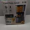 Juicer Machines, 3-in-1 Cold Press Juicer with 6.5" Extra Large Chute, 100oz Large Capacity, AC Motor, Makes Juice, Nut Milk & Sorbet, Premium Gray