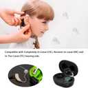 Hearing Aid Domes, Single Layer Umbrella-Shaped Ear Tips for ITC,CIC and RIC Hearing Amplifier Earplugs Replacement Accessories (Medium 20pcs Pack)