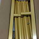 6.6FT Metal Wedding Arch Stand Gold Square Arched Backdrop Frame for Party Ceremony Birthday Bridal Baby Shower Garden Floral Balloon Arch Decoration