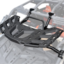 Pivoting Rear Rack Kit with Gas Strut for Can Am Maverick X3 MAX 2017-2025 Accessories, Spare Tire Cargo Luggage Support Cooler LinQ Pivoting Rear Rack Replace OEM #715002881,715003439