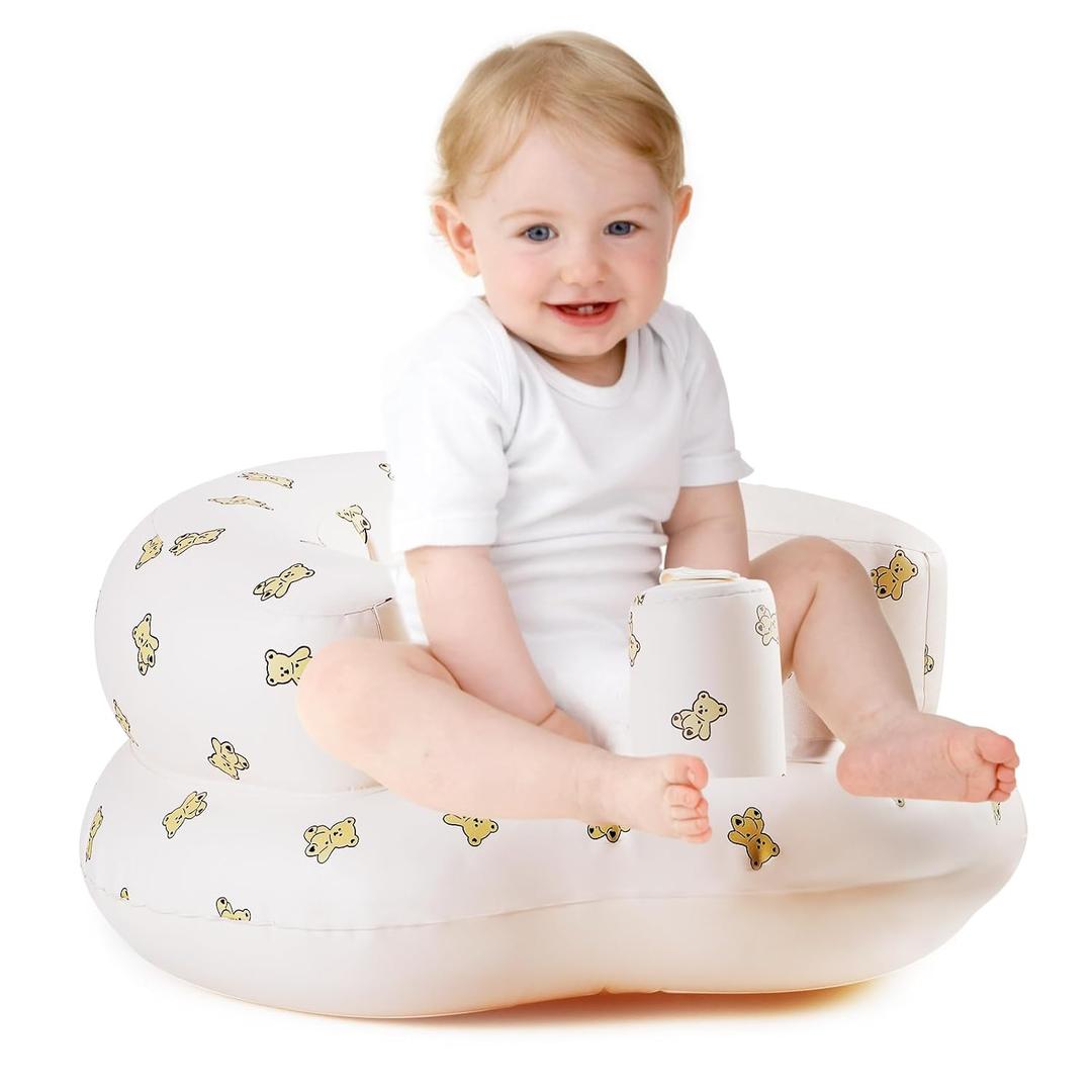 Inflatable Baby Seat for Baby 3 Months and Up, Inflatable Baby Chair with Built-in PumpBaby Seats for Infants for Sitting Up
