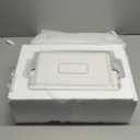 MALACASA Casserole Dish for Oven, 4.4 Qt Porcelain Baking Dish with Lid, 9x13 Baking Pan with Handles, Large Lasagna Pan Deep, Rectangular Bakeware, Microwave Safe, White, Series BAKE