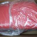 idee-home Outdoor Bench Cushion Waterproof, Bench Cushions for Outdoor Furniture, Patio Porch Swing Replacement Seat Pad with Ties for Garden Backyard, 45 x 18 Inch Red