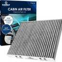 KURIMUP Cabin Air Filter,Replacement for CF11643,Premium Cabin filter with Activated Carbon, Fit for A3/Q3/S3/TT Quattro and Atlas/GTI/Golf/Jetta/Tiguan(1 pack)