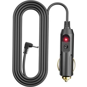 Radar Detector Power Cord Compatible with Cobr RAD 350 380 450 480i 700i XRS9370 XRS955 XRS5300 XRS7700 Radar Laser Detector, Radar Detector Power Cable with DC3.5 Interface 6.5ft