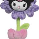 Hello Kitty and Friends 14-inch Kuromi Purple Plush Special Occasion Flower with a Bendable Stem - Giftable Packaging - Officially Licensed - Ages 6+