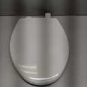 Mayfair Caswell Modern Slow Close Toilet Seat, Durable Plastic, Elongated, White