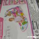 2 in 1 Baby Gym Play Mat with Walker, Kick and Play Piano Gym Activity for Boys Girls, Musical Activity Center Tummy Time Mat for 0-3-6-12-18 Months, Learning Walker Play Gym for Infant Toddler Gift (Pink)