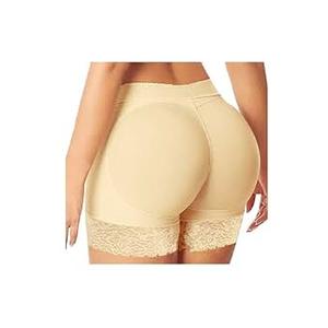Women Butt Lifter Panties Faja Shorts Padded Shapewear Hip Enhancer Underwear, Medium