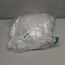 AmazerBath 48x72 Shower Curtain Stall, Small Shower Curtain for Shower Stall, Clear Bathroom Curtain Plastic, Thick PEVA Bathroom Accessories with 2 Clear Weighted Stones and 8 Grommet Holes