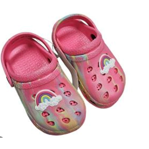 TG TieDye Rainbow Charm Clog Us6