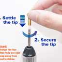 KINGTOOL Replacement Tips for 3D Printing Modify Finishing Tool, Cleaning Needle, Scarper