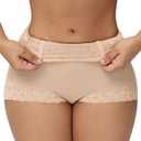 SHAPSHE Tummy Control Shapewear Shorts Fajas Colombianas Moldeadoras Compression Underwear Flat Tummy Butt Lifter Panties M