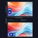 Kenowa 23.8" Large Portable Monitor 100Hz IPS FHD 1080P Freesync USB-C HDMI Gaming Monitor, External Display Dual Speakers Adjustable Stand for PC,Laptop,Mac,Phone,Game Consoles
