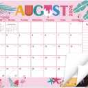 GuassLee Desk Calendar 2026-2027 Large 22" x 17" Desktop/Wall Monthly Calendar 19-Month School Year Planner Covers June 2026 to December 2027 with Julian Date&Notes for Easy Organizing