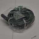Heavy Duty Garden Hose 25ft, NON-EXPANDABLE Flexible Water Hose, Kink Resistant Lightweight Hybrid Hose, Leakproof Hose Male to Female Fittings (Black+Green)