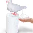 Pigeon Automatic Induction Foam Soap Dispenser, Touchless for Bathroom & Kitchen, Bird-Shaped Hand Soap Dispenser (White)