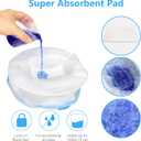 Disposable Potty Liners Travel Leak-Proof Bags for Kids Children and Toddlers, Drawstring Training Toilet Seat Liner Bags Absorb Odors & Water Strongly(60 Count)