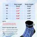 XUKER Neoprene Water Socks for Kids Toddlers 3mm Sand Proof Beach Volleyball Socks Diving Boots for Outdoor Water Sports (Blue)