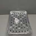 MESTAEK 20-Pack 13" × 8.6" Food-Grade Aluminum Foil Disposable BBQ Grill Trays – Perforated Grill Baskets for Meat, Veggies & Seafood, Easy Outdoor Grilling & Cleanup