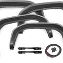 Rough Country Sport Fender Flares for Toyota Tacoma (2024-2026) - 5.75" Height, Up to 1.75" Tire Coverage, UV-Resistant ABS, Paintable Matte Black