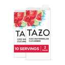 TAZO Iced Watermelon Cucumber Herbal Tea Concentrate, Caffeine-Free, 32 Fl Oz Caton (Pack of 2) (EXP 09/30/26)