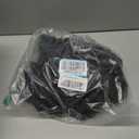 sancua Round Tablecloth - 60 Inch - Water Resistant Spill Proof Washable Polyester Table Cloth Decorative Fabric Table Cover for Dining, Buffet Parties and Camping, Black (Fits 20-48 Inch Tables)