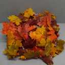 6PCS Fall Maple Leaves Garland, Party Joy 5.6Ft Artificial Maple Leaf Autumn Garland Hanging Fall Vines Table Decorations Front Door Fall Decor Thanksgiving Decorations Decor Outside Indoor Decor