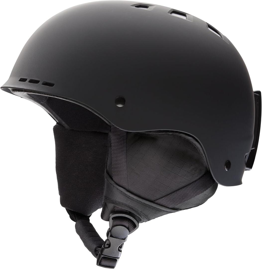 Smith Holt Helmet Adult All-Season Helmet Lightweight Protection for Skiing, Skating, Snowboarding & Snow sports for Men & Women (Matte Black)