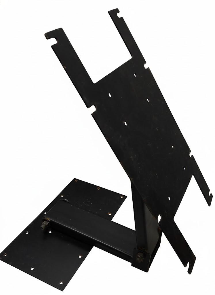 Monitor/TV Stand All Metal Holder, metal, black, 19"x13"