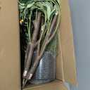 Nearly Natural 6-FT Artificial Fruiting Olive Tree with 280 Warm White LED Lights, Faux Olive Tree Indoor Home Dcor, Pre-lit with Lifelike Fruits and Sturdy Base Stand