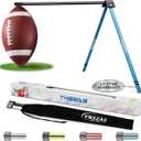 Football Kicking Tee, Portable Field Goal Kicking Holder Stand, Kickoff Tee Compatible with All Football Sizes, Football Training Practice Equipment for Adult & Youth (1 PCS, Blue)