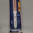 Conair Double Ceramic 1 1/4-Inch Curling Iron, 1  inch barrel produces loose curls  for use on medium and long hair (White)