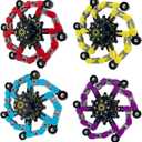 Fidget Toys Transformable Fidget Spinners ADHD Tools for Kids Adult Teen Toddler Autism Sensory Toys Juguetes para Nios 4 Pack Party Favors for Kids