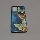 GUAGUA for Samsung Galaxy A23 4G/5G Case Glow in The Dark, Samsung A23 Phone Case, Cute Blue Butterfly Noctilucent Luminous Shockproof Protective Phone Case for Galaxy A23 6.6'' Women Men Gifts, Blue