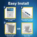 3 x Filtrete 19.5x21.5x1 AC Furnace Air Filter, MERV 8, MPR 700, Tough on Pollen, Easy on Airflow, 3-Month Pleated 1-Inch Electrostatic Air Cleaning Filter, 4-Pack (Actual Size 19.19 x 21.19 x 0.81 in)