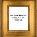 Creative Mark Museum Plein Aire Ornate Picture Frame - 11x14 - Gold Leaf - Pack of 1, High-End Antique Style Frames - Open Back with No Glass or Backing