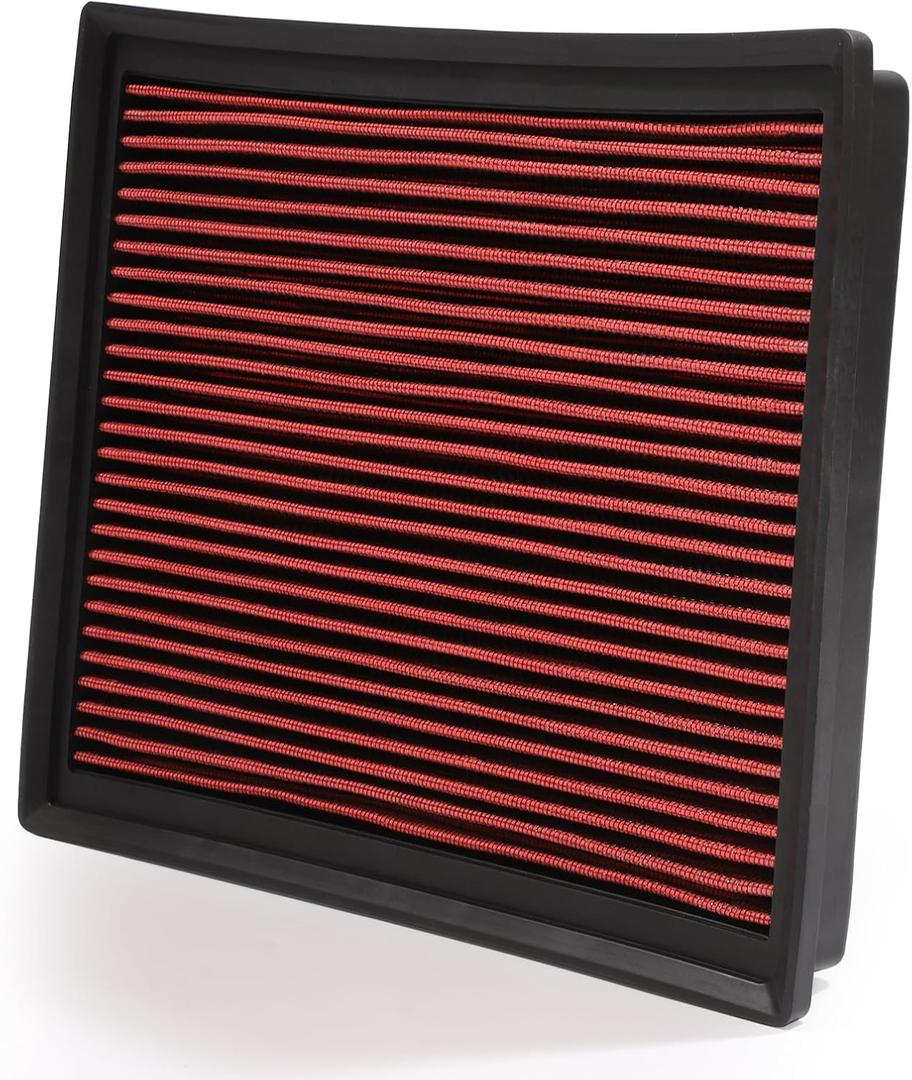 Engine Air Filter High-Flow Increase Power & Towing, Washable,Nikimotorsport Air Filter Compatible with 2014-2023 Toyota Sequoia/Tacoma/Tundra,Cross Reference:33-5017,178010P100,178010S020