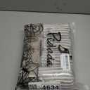 Pidada Hand Towels Set of 4 100% Cotton Striped Pattern Absorbent Soft Decorative Towel for Bathroom (Gray Brown)