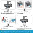 902XL Ink Cartridges Black Color Combo Pack Compatible for HP Printer for HP 902 XL for HP902 4-Pack Series OfficeJet Pro 6960 6950 6958 6970 6962 6975 6954 6951 6956 6961 Black Cyan Magenta Yellow