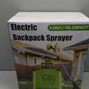 Battery Powered Backpack Sprayer 4 Gallon, Electric Garden Sprayer in Lawn