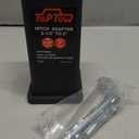 TOPTOW 64028HP Trailer Hitch Adapter 2-1/2" to 2" Hitch Reducer Sleeve Carbon Steel, 5/8 inch Pin & Clip Included