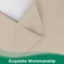 Biscaynebay Wrap Around Bed Skirts for Queen Beds with Short Drop of 12", Light Camel Adjustable Elastic Dust Ruffles Easy Fit Wrinkle Resistant Silky Luxurious Fabric Machine Washable