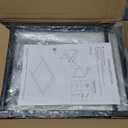 DOLALIKE Microwave Oven Rack, Expandable Microwave Stand Countertop Kitchen Utensils Tableware Storage, Carbon Steel Over Microwave Shelf Countertop with 3 Hooks (2 Tier (Without Spice Rack))