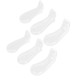 Mikinona Piano Cover 6pcs Pad Accessories Cover for Instrument Transparent Musical Protector Case Foot Supplies Cases Pedals Premium Clear Coversplastic Upright Keyboard Grand Piano (10x4.5cm)