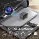 Mini Camera,HD Home Surveillance Camera,supports motion detection.Suitable for caring for the elderly,children,and pets,as well as monitoring homes and offices.Does not support mobile phone connection