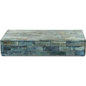 Handicrafts Home Large Decorative Storage Box with Lid  12x6x2 Coffee Table Organizer, Keepsake- Decorative Boxes for Home Decor, Stylish Decorative Box for Office Decor- Verdigris