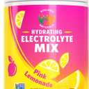 Electrolyte Powder Pink Lemonade Flavor | Sugar-Free Hydration Mix with 6 Key Electrolytes for Energy, Muscle Recovery & Cramp Relief | Keto, Vegan, Fasting Friendly | Magnesium + Potassium, BB 04.2026