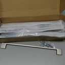 10 Pack Brushed Satin Nickel Cabinet Pulls 5 Inch Cabinets Handles Kitchen Cabinet Hardware Handle for Nickel Dresser Pulls (5"/128MM Hole Center)
